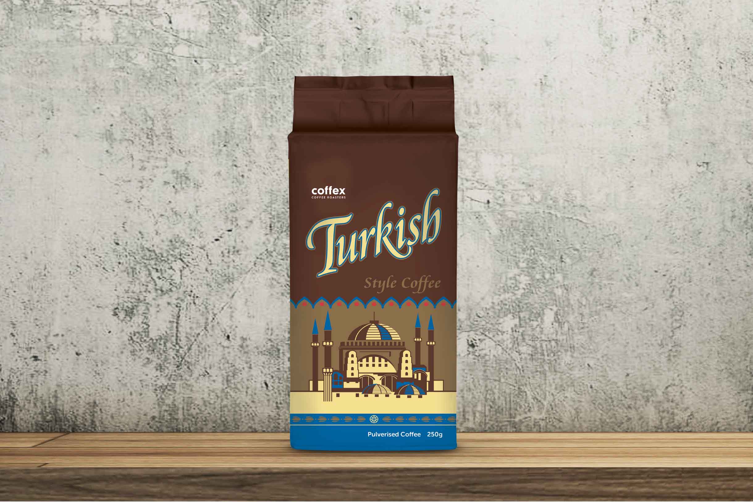 Coffex Classic Turkish coffee for traditional Turkish, Lebanese or Greek coffee pots.