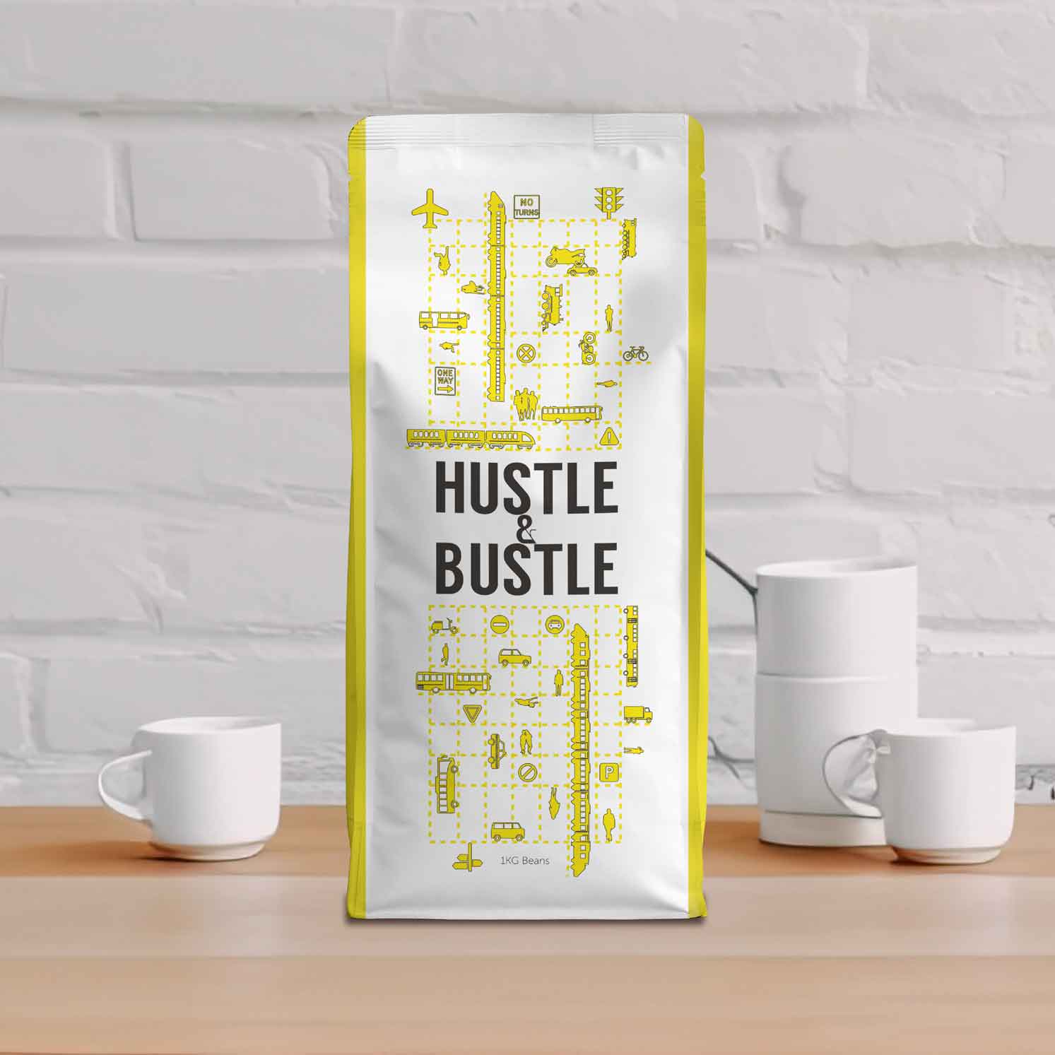 Hustle and bustle 1kg beans