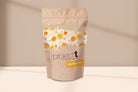 Project T, soft and floral, Egyptian Chamomile tea display has delightful calming effects.