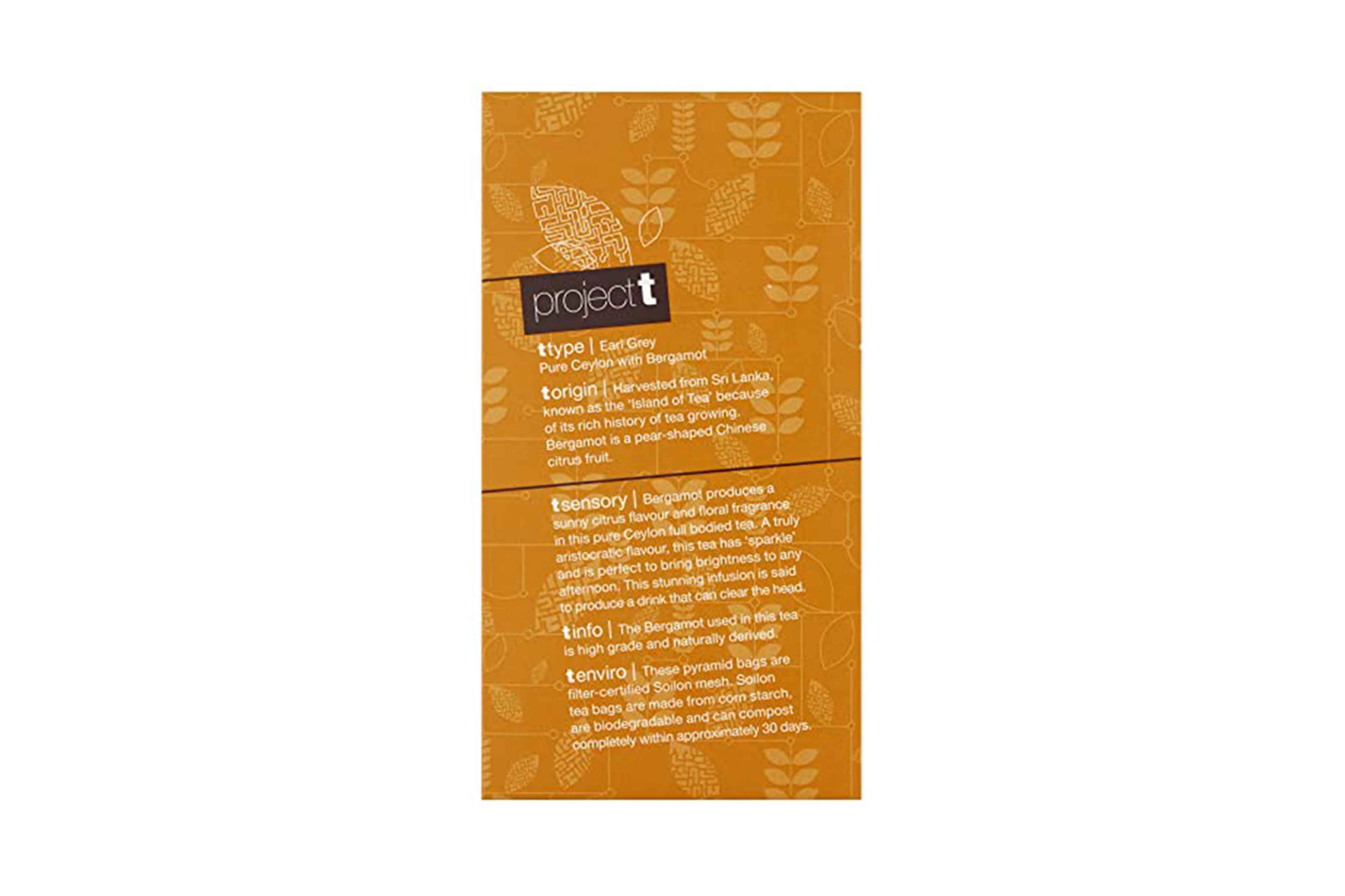 Project t Earl Grey 18 tea bags