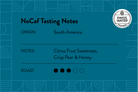 origin, South America, Citrus fruit sweetness, crisp pare and honey