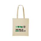 White GCD Tote bag