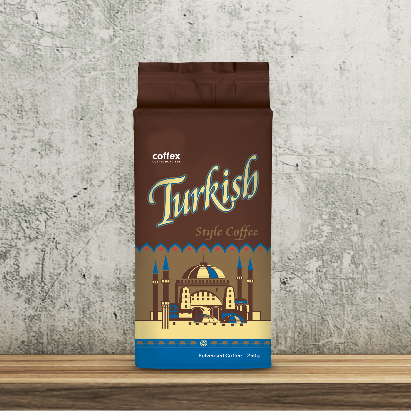 Traditional Turkish 250g ground Coffee Front of Pack