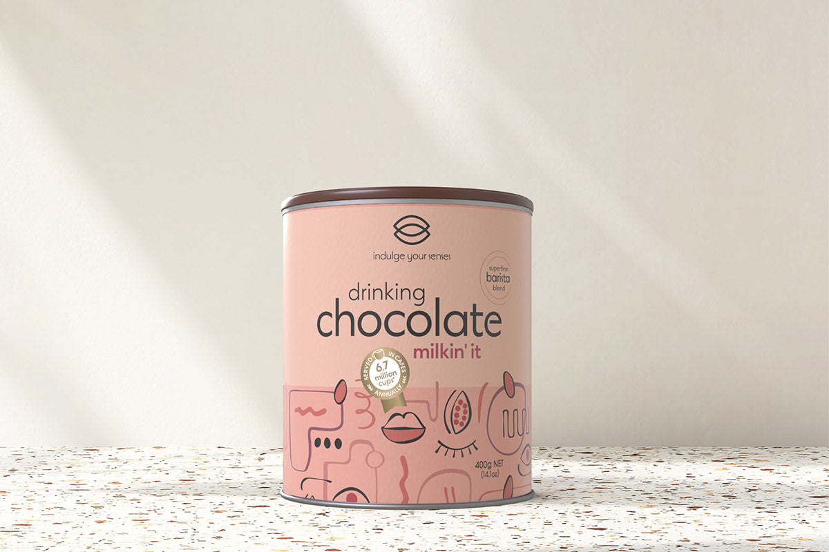 Indulge Your Senses Milkin' It drinking chocolate 400g – Coffex
